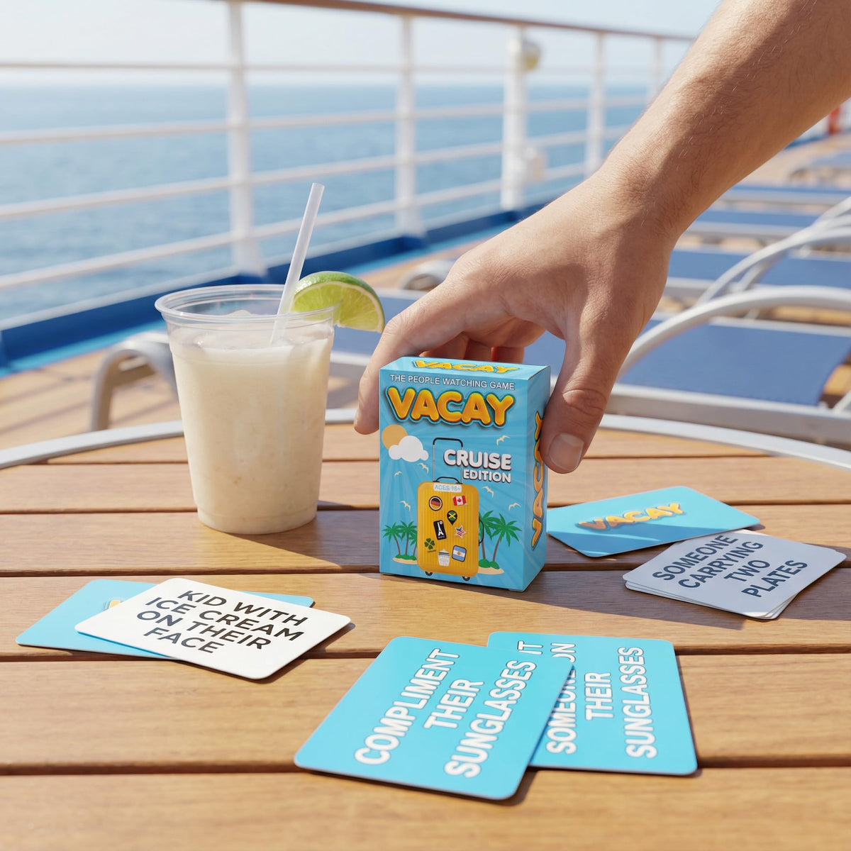 Card Plug Vacay speed-deck speeds up the play for busy days.