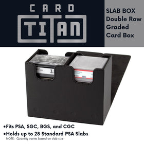 Card Titan Slab Box closed compartments show secure lids for safety