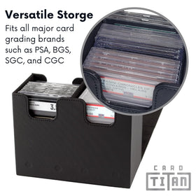 Card Titan Slab Box magnetic closures enable secure, easy access