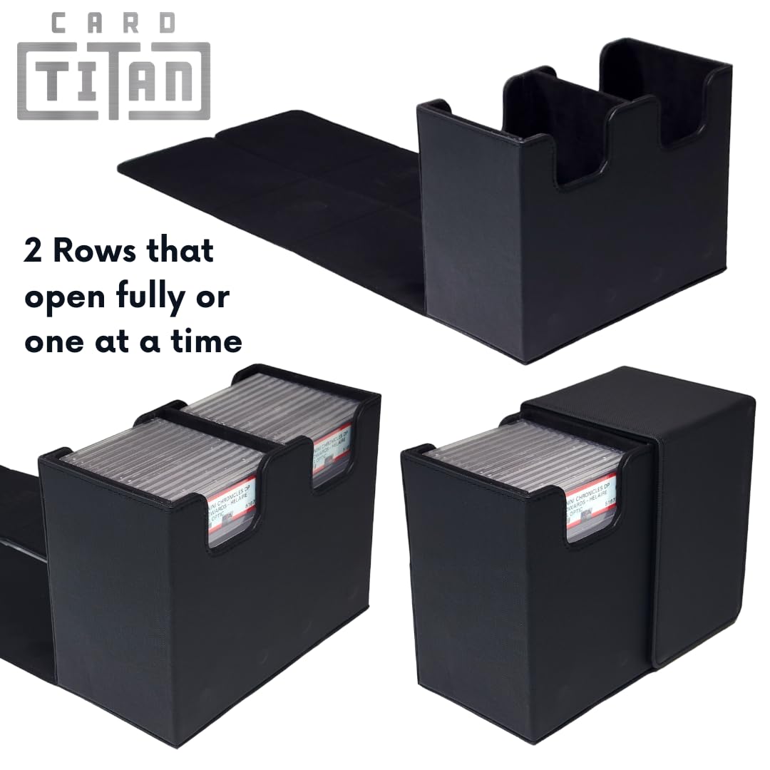 Card Titan Slab Box soft felt interior protects valuables