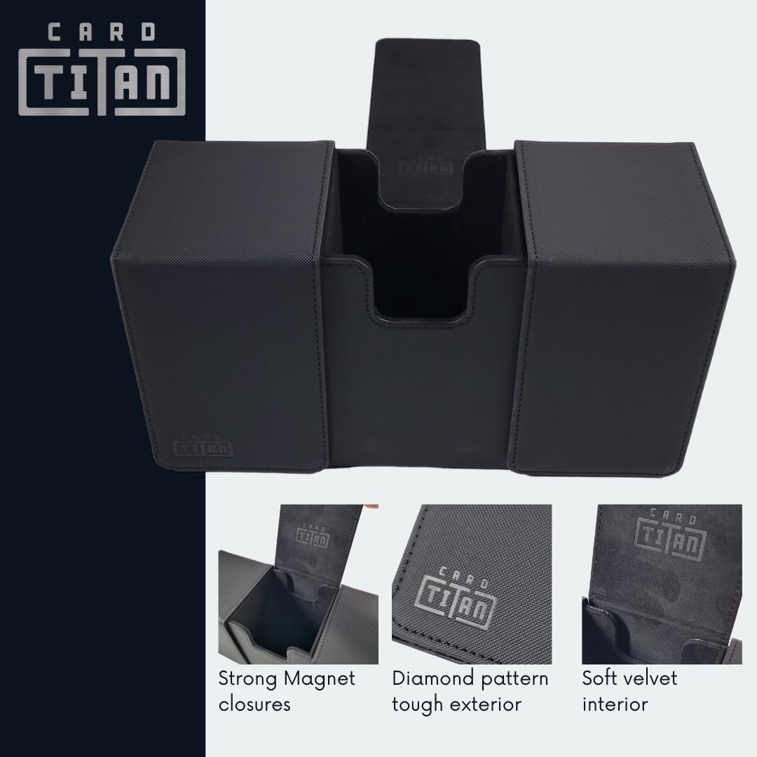 Card Titan Slab Box soft felt interior cushions and protects valuable slabs.