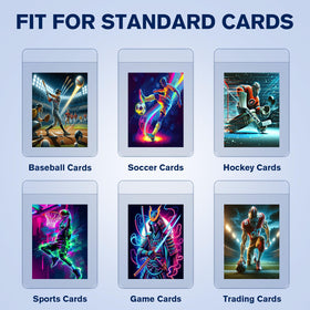 Cardarchiver protective sleeves showcase holofoil details with clear visibility.