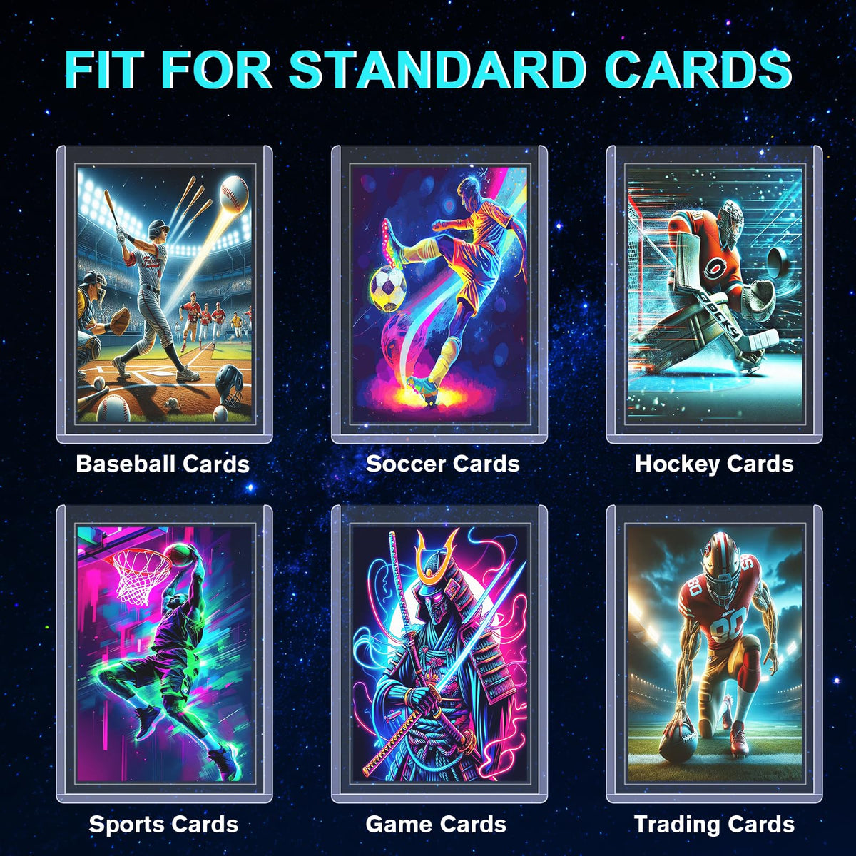 CARDARCHIVER rigid top loaders offer crush-resistant protection to preserve card condition.