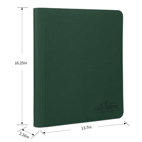 CardBinder Toploader hard case front view highlights durable PU exterior