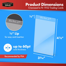 Cardboard Gold Card Saver 1 bulk packaging demonstrates easy storage for multiple cards.