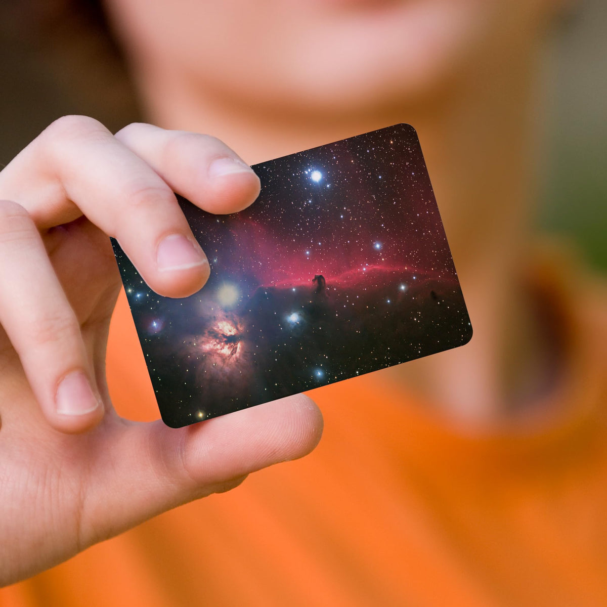 CARDDIA nebulae flashcards image showcasing colorful gas clouds for creative science study.
