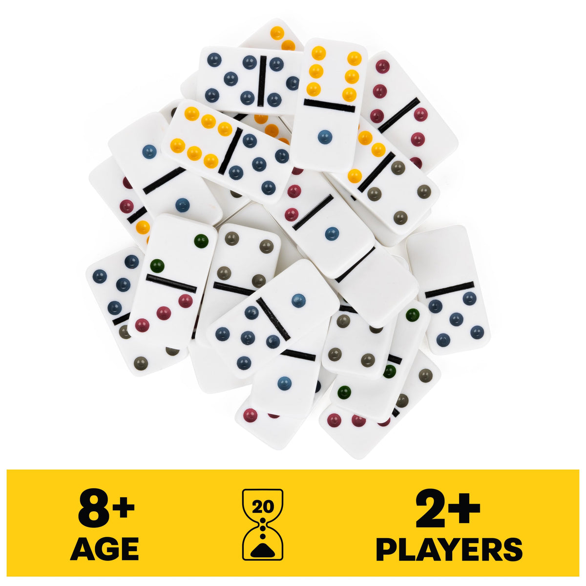 Colorful trains highlight the visual appeal of Cardinal's Mexican Train game
