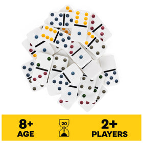 Colorful trains highlight the visual appeal of Cardinal's Mexican Train game