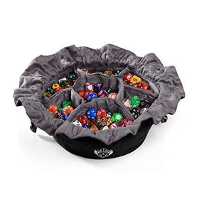 CardKingPro Immense Dice Bag front view with accessible dice compartments for quick grabs.