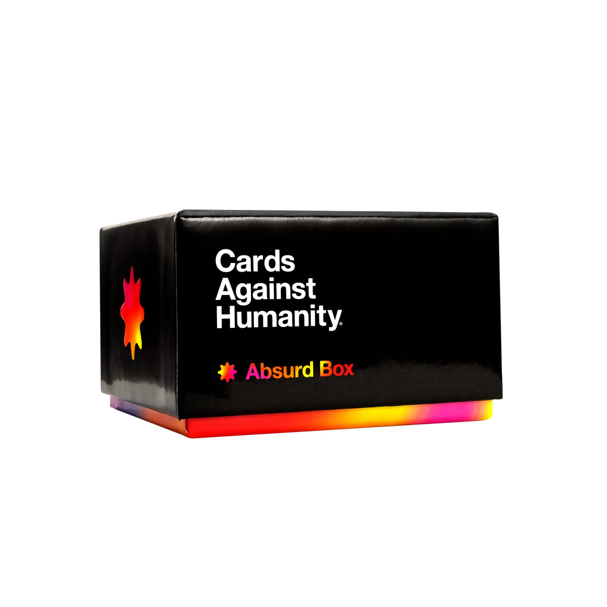 Absurd Box deck expansion sits beside base game for quick party refresh