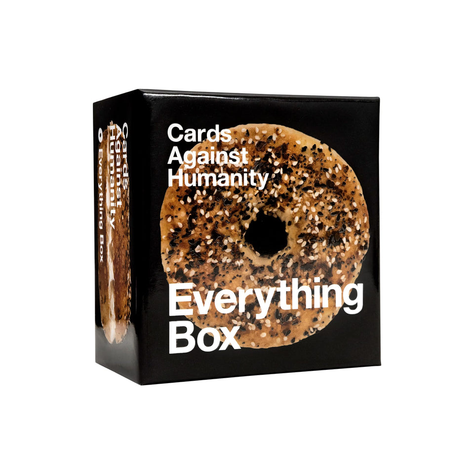 Cards Against Humanity Everything Box with 300 fresh cards for bold prompts.