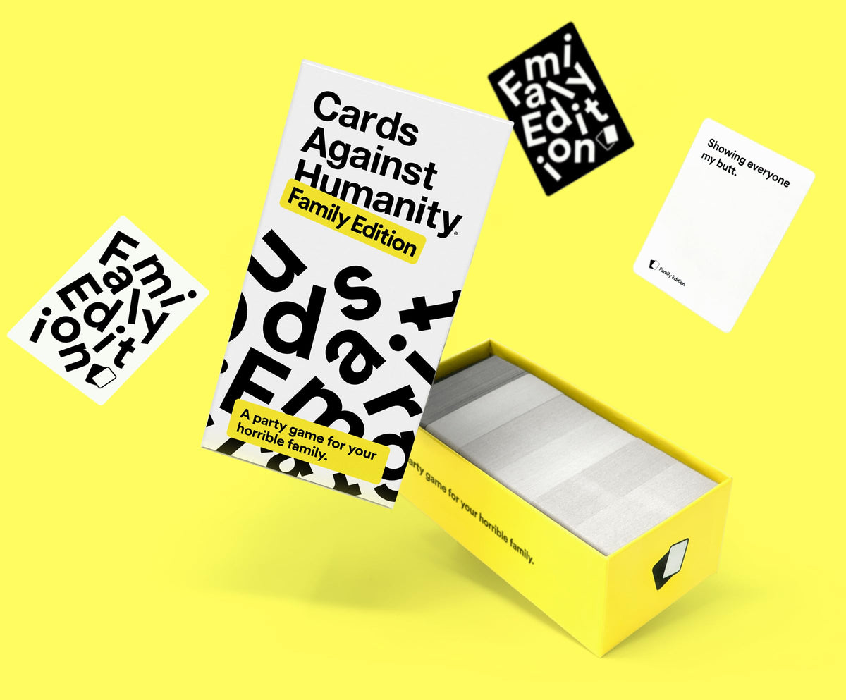 Cards Against Humanity Family Edition in-game action captures bold prompts sparking conversations