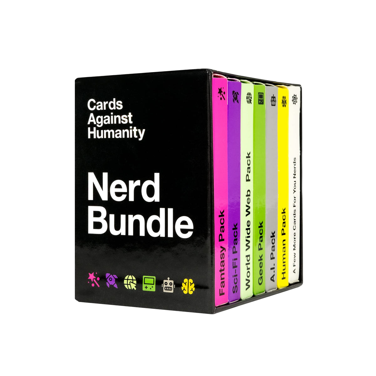 Cards Against Humanity Nerd Bundle cover invites lively game nights.