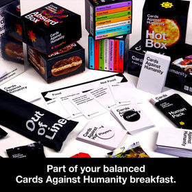 Cards Against Humanity Out of Line standalone party game for groups.