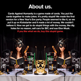 Cards Against Humanity S⸺ List expansion box adds versatility to CAH games.