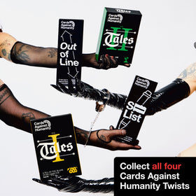 Cards Against Humanity S⸺ List comes with whiteboards and markers for fast scoring.