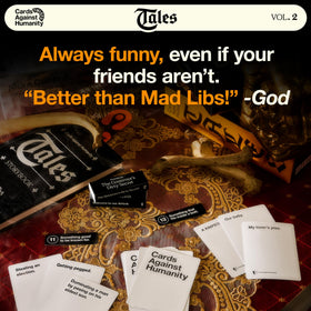 Read-aloud session with Cards Against Humanity Tales Vol. 2