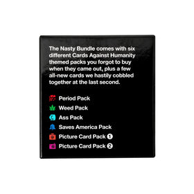 Weed Pack cards from the Nasty Bundle perfect for irreverent adult gatherings.