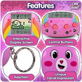 Cheer Bear Nano Pet expressive pixel art brings joy to kids