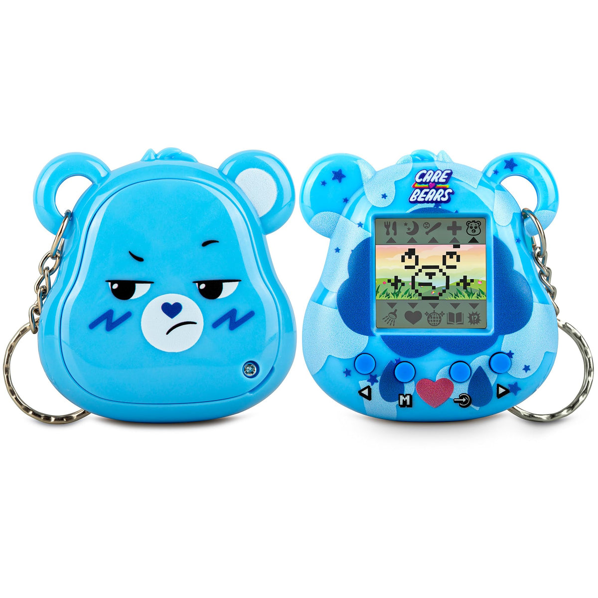 Care Bears Grumpy Bear nano pet front view for on-the-go play