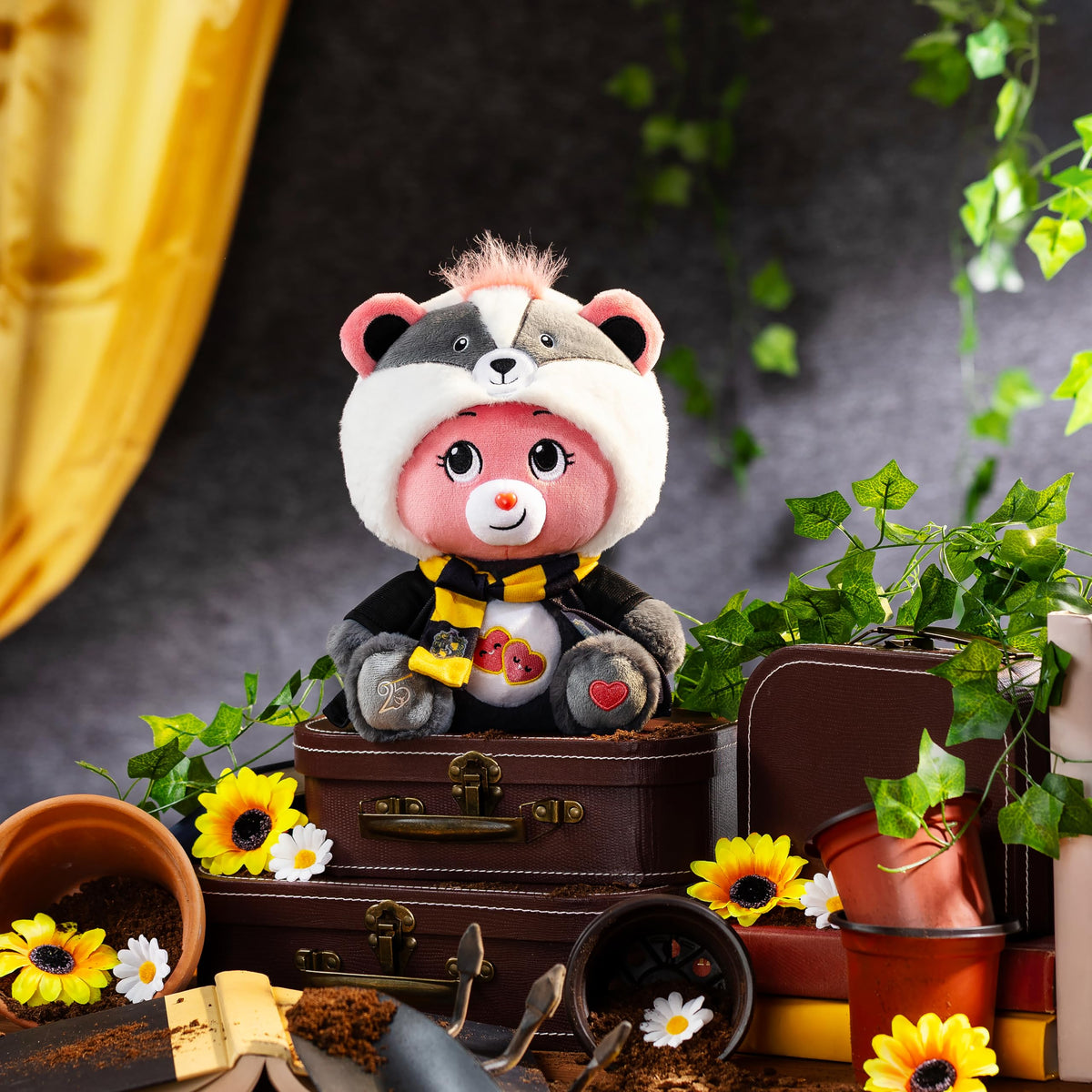 Care Bears Love-a-Lot Bear paw featuring Harry Potter 25th Anniversary logo