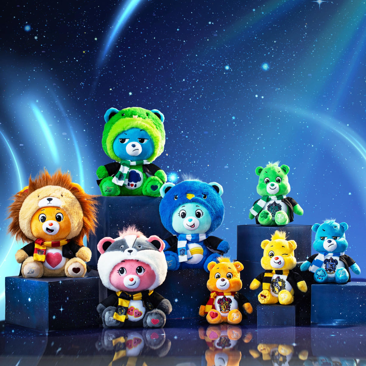 Display-ready Hogwarts house crossover from Care Bears collection