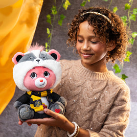 Robe and scarf detail on Care Bears Hufflepuff plush