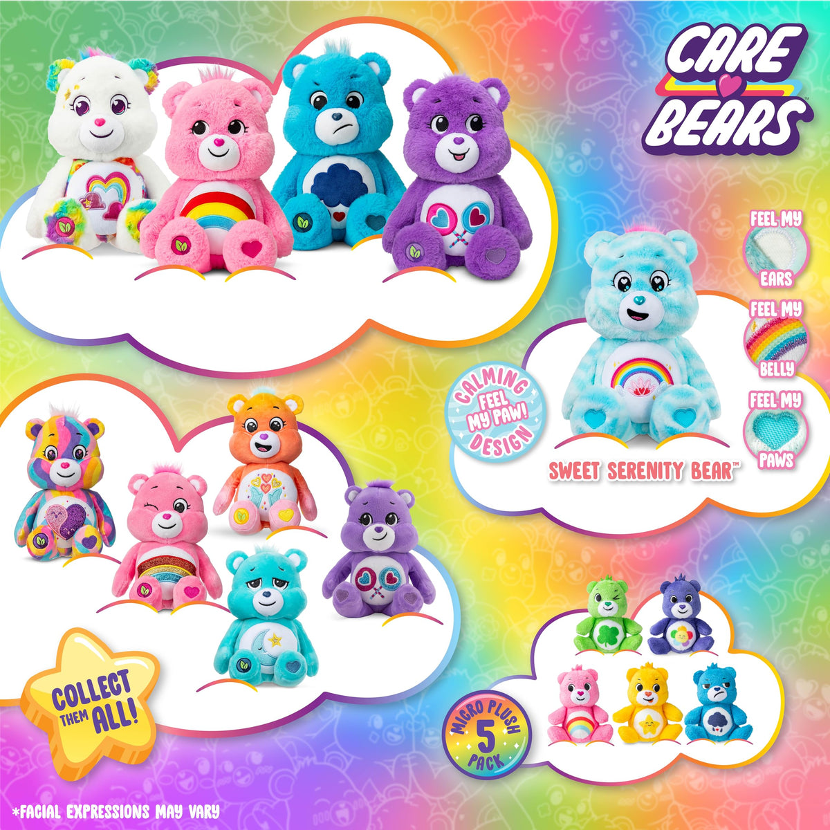 Care Bears Grumpy Bear on stage pose sparks imaginative play.