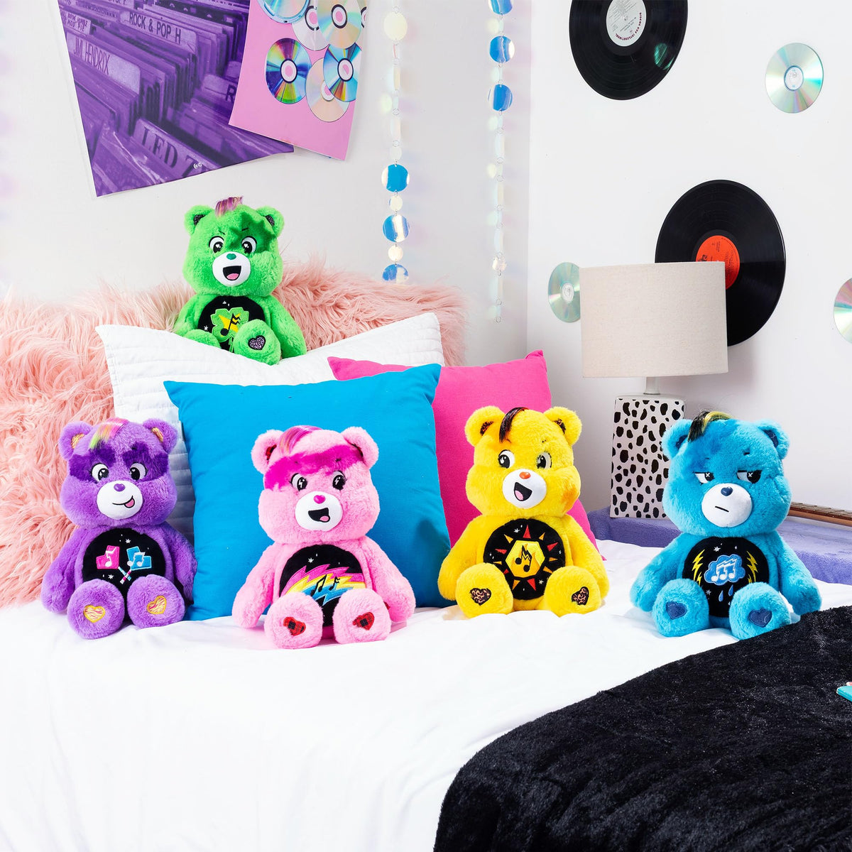 Care Bears sustainable, soft materials make hugs irresistible.
