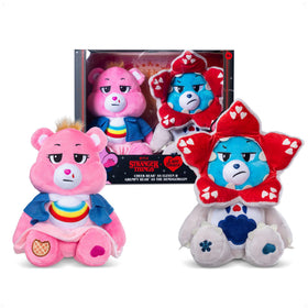 Care Bears x Stranger Things Cheer Bear as Eleven for display and collection.