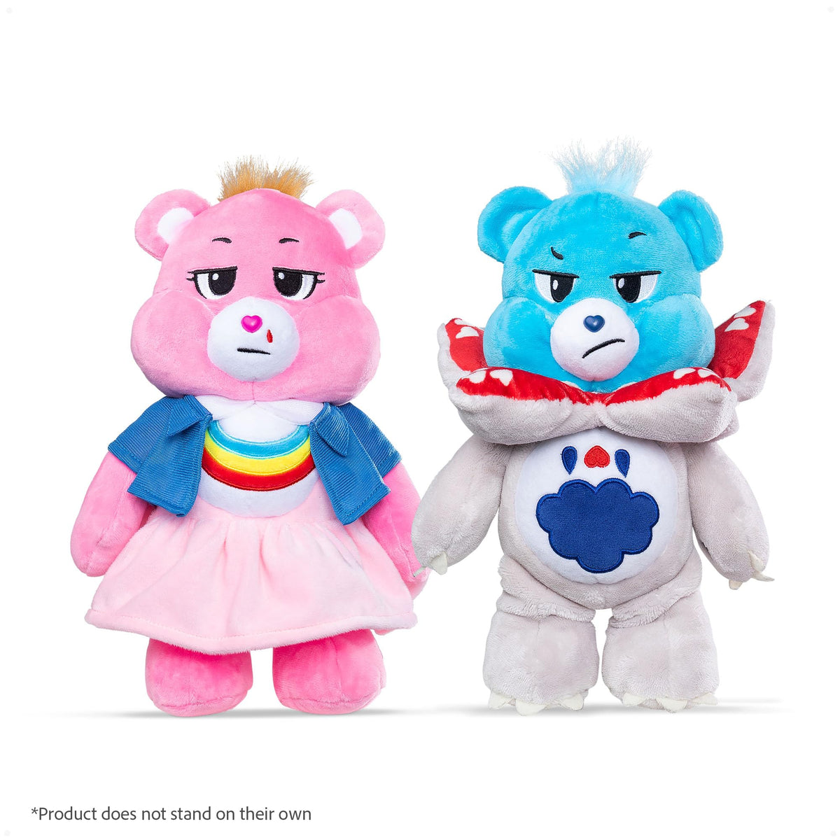 Care Bears x Stranger Things Grumpy Bear as the Demogorgon crossover figure.