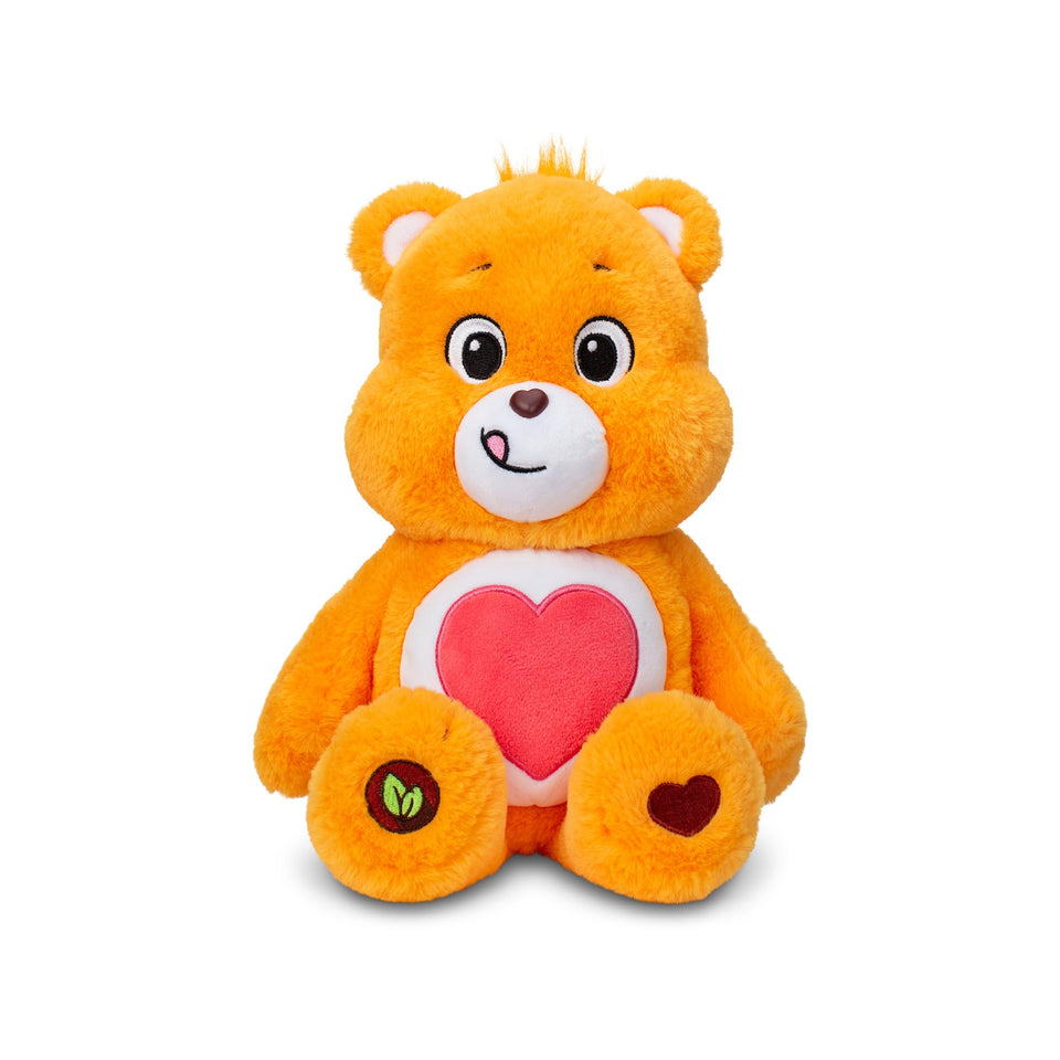 Care Bears Tenderheart Bear 14-inch snuggle for kids, the perfect cuddle buddy.