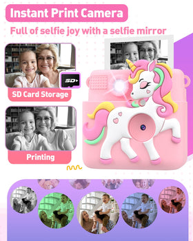 Careenoah kids camera 2.4-inch IPS screen for easy viewing.
