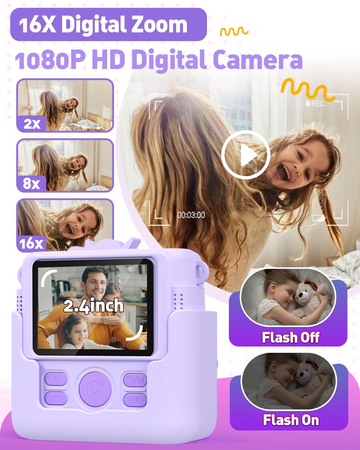 Careenoah kids camera thermal print photos being produced