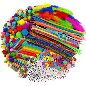 Carl & Kay Mega Arts Kit colorful pom poms for playful decorations