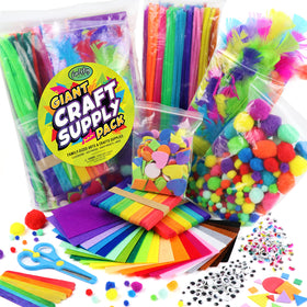 Carl & Kay Arts and Crafts Kit bulk set for kids, versatile project starter.