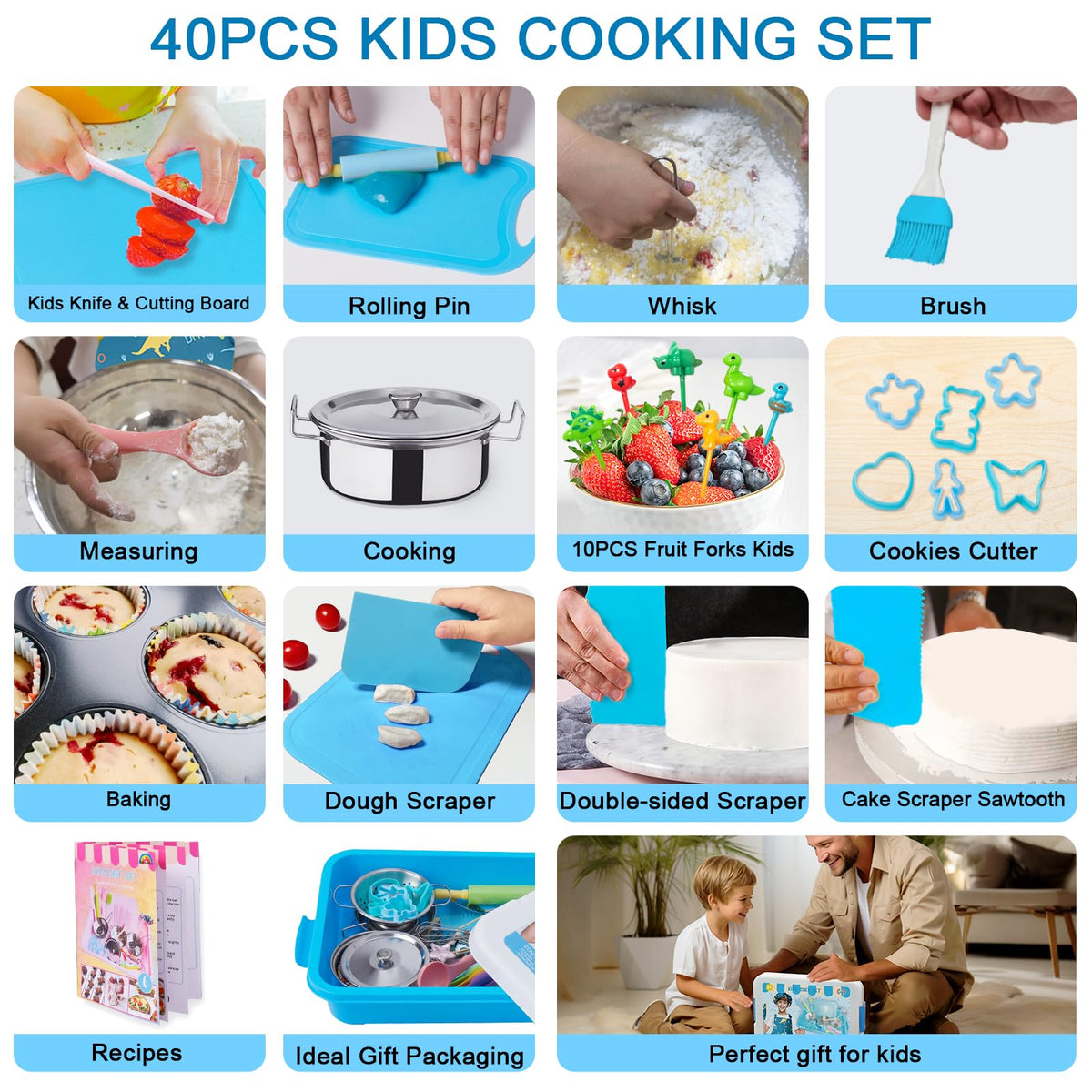 Carolart chef hat enhances role-play and keeps young chefs in character
