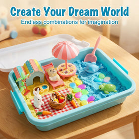Carolart storage basket and scoop help tidy up after playtime.
