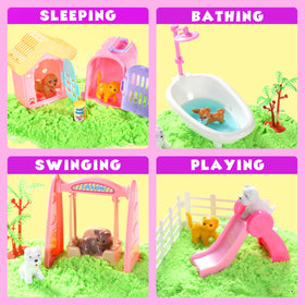 Carolart bath tub and care accessories for pet routines