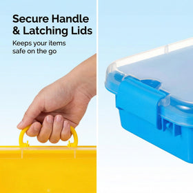Carolart bin handles for kids enable easy carrying.