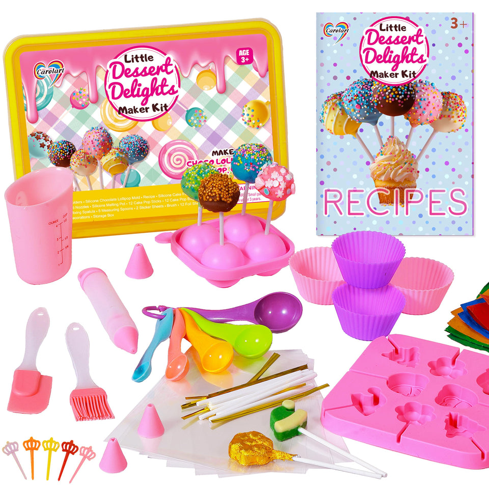 Carolart cake pop kit storage box keeps everything organized for fun baking sessions