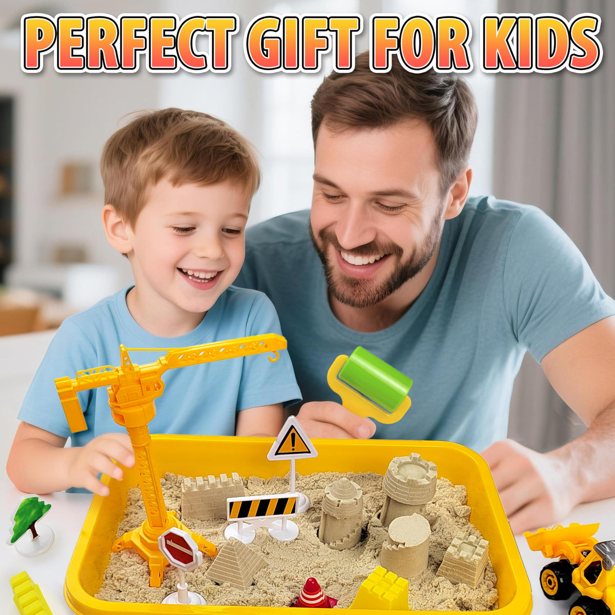 Non-toxic sand ensures safe, mess-free sensory fun with Carolart set
