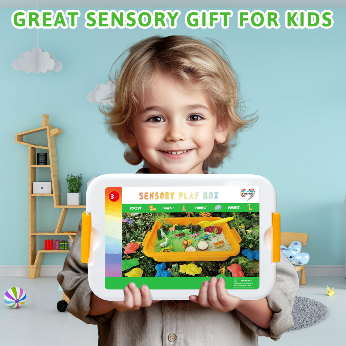 Carolart gift-ready-packaging makes a ready-to-gift sensory kit