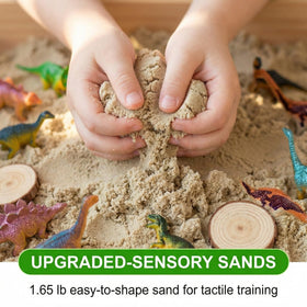 Carolart Natural Sand for Toddlers: natural-sand material supports creative, mess-friendly play.