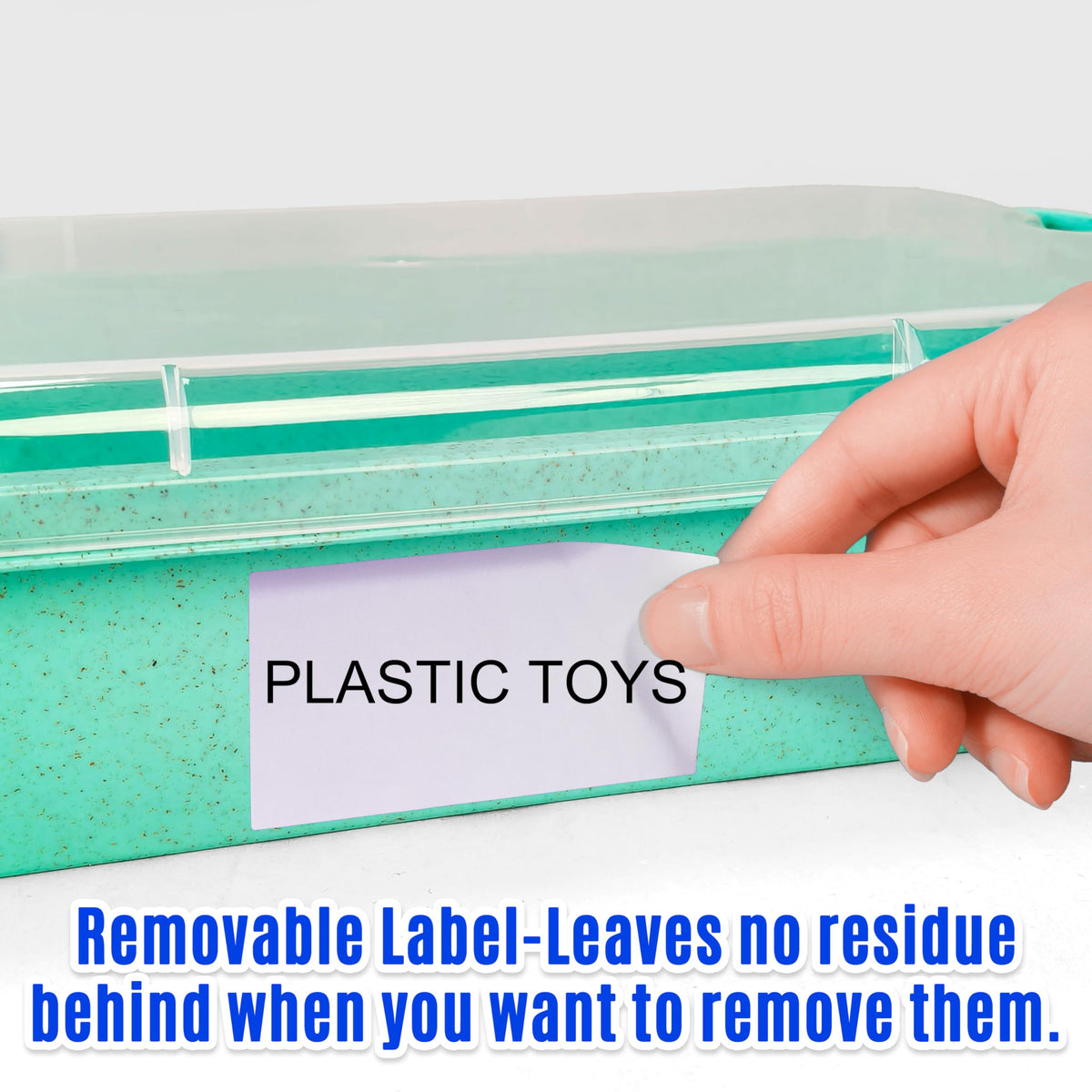 Carolart plastic storage bins designed for arts and crafts organization and tidy workspaces.