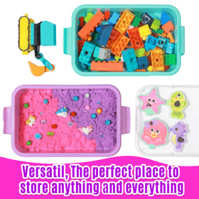 Durable clips and latching buckles keep contents secure during transport.