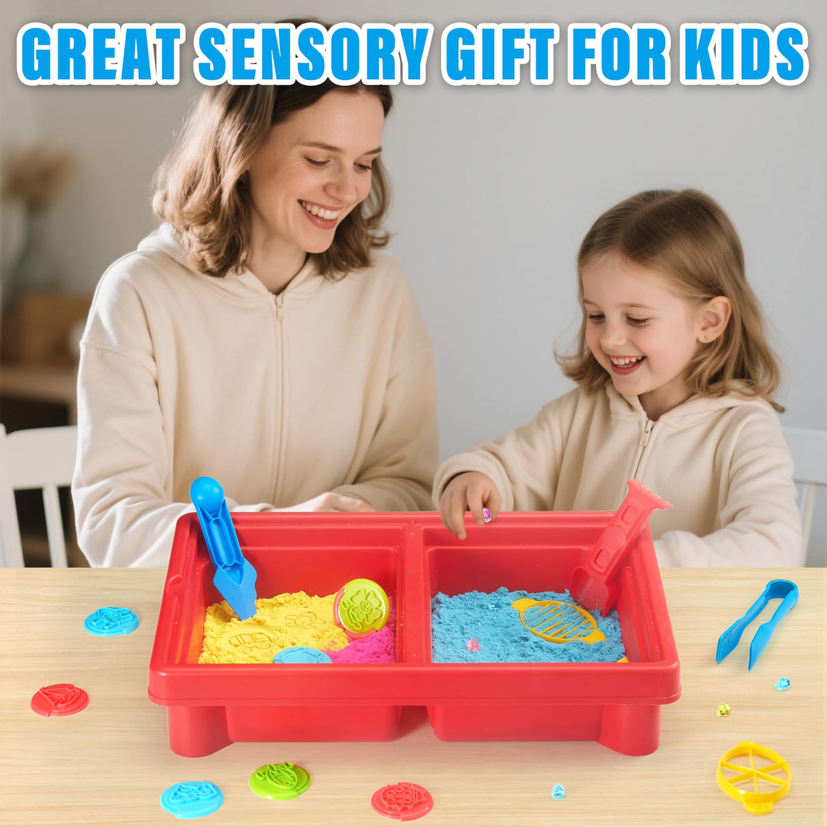 Carolart sensory table gift-ready design for birthdays or holidays