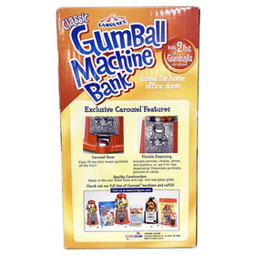Carousel Medium Gumball Bank dispensing slot demonstrating adjustable release