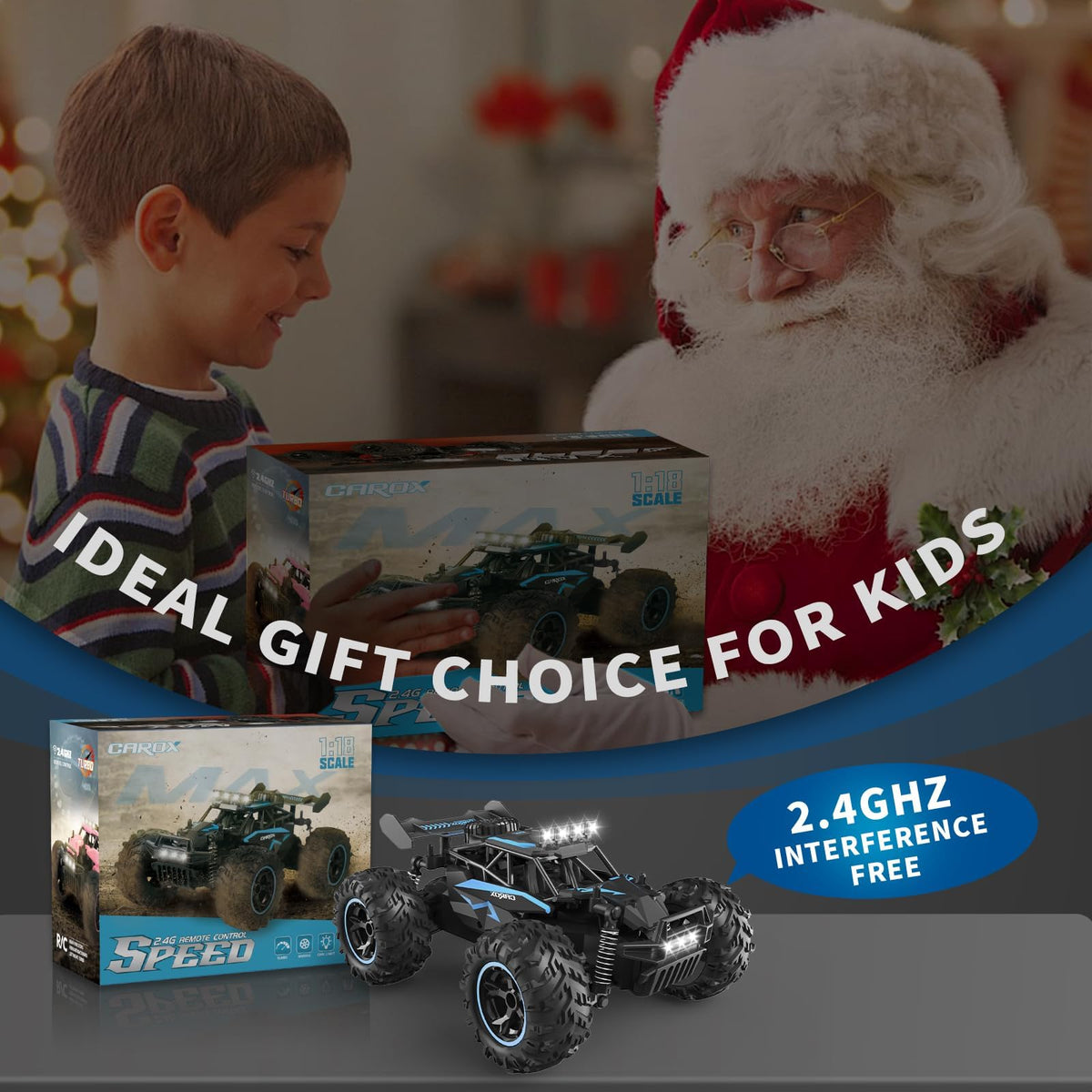 Carox RC car in gift-ready packaging for birthdays