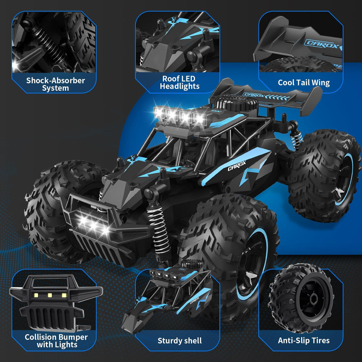 Carox RC car high speed 25 kmh for thrilling races